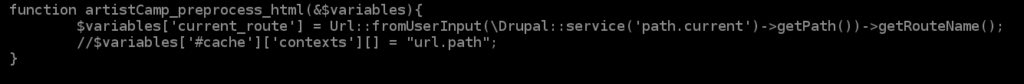 hook_preprocess_page function used for preparing variables for use in your Drupal 8 theme twig templates.